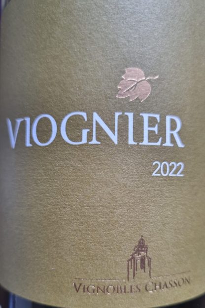 Vignobles Chasson Viognier Vaucluse 2022