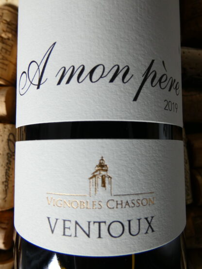 A mon Père Vignobles Chasson  Côtes du Ventoux 2022 Rouge